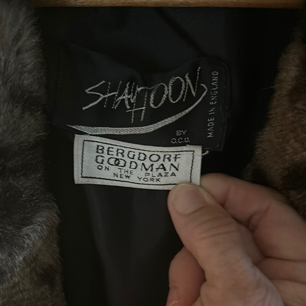 BERGDORF GOODMAN NEW YORK. Fur Coat
